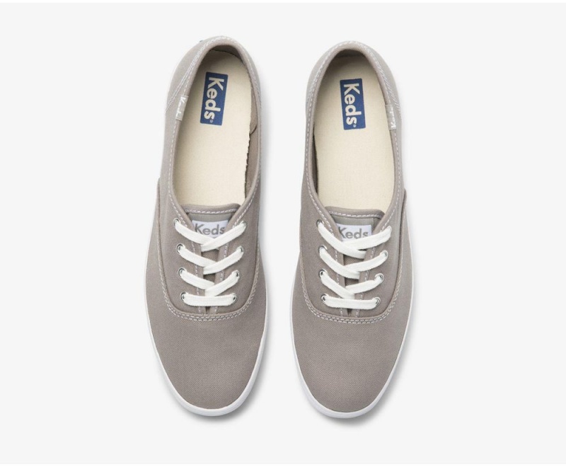 Grey Keds x Organic Cotton Washable Champion Sneakers | 8607-UCHNV