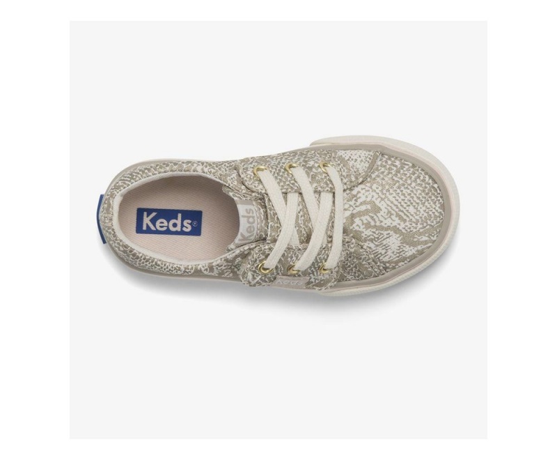 Grey / White Keds Jump Kick Jr. Sneakers | 2103-OZKQC