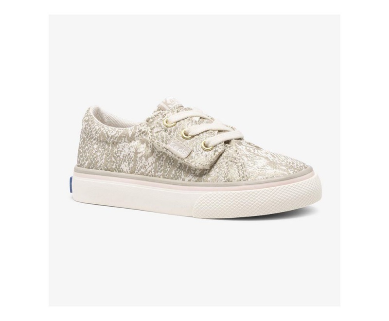 Grey / White Keds Jump Kick Jr. Sneakers | 2103-OZKQC