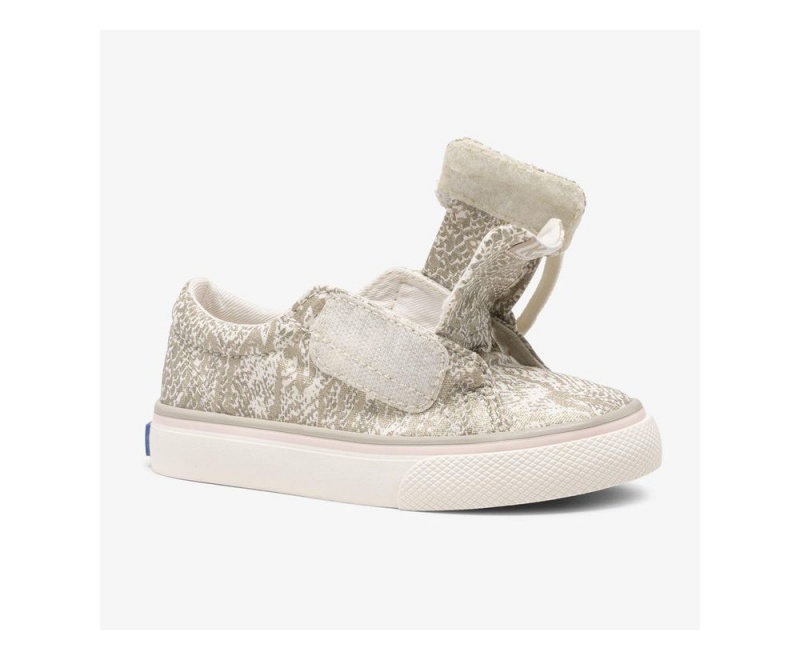 Grey / White Keds Jump Kick Jr. Sneakers | 1068-UPIKM