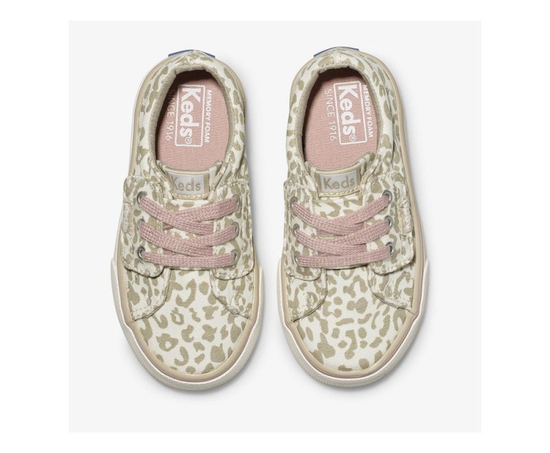 Leopard Keds Jump Kick Jr. Sneakers | 0149-GVRLN