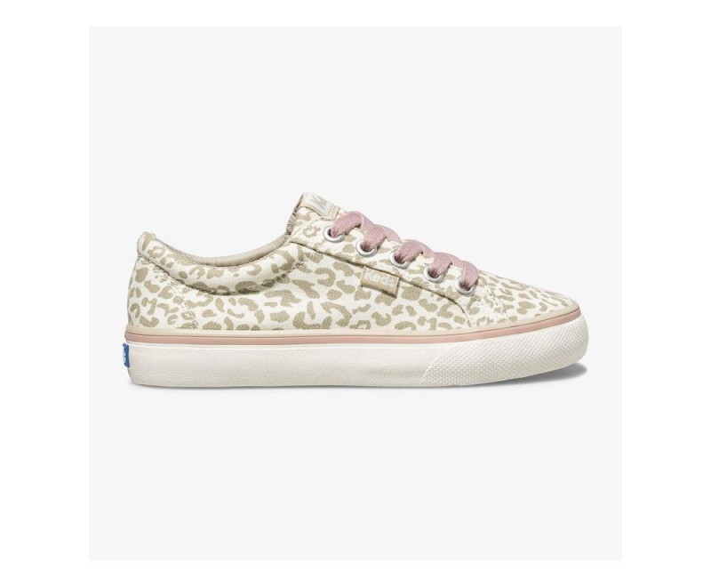 Leopard Keds Jump Kick Sneakers | 9136-SZCHQ