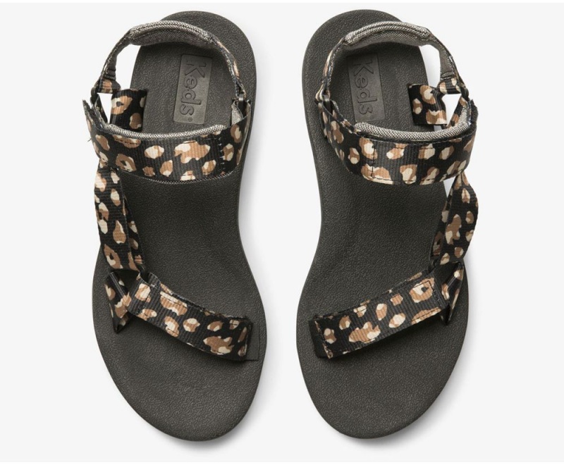 Leopard Keds Trio Eco Sandals | 7041-ISXZH