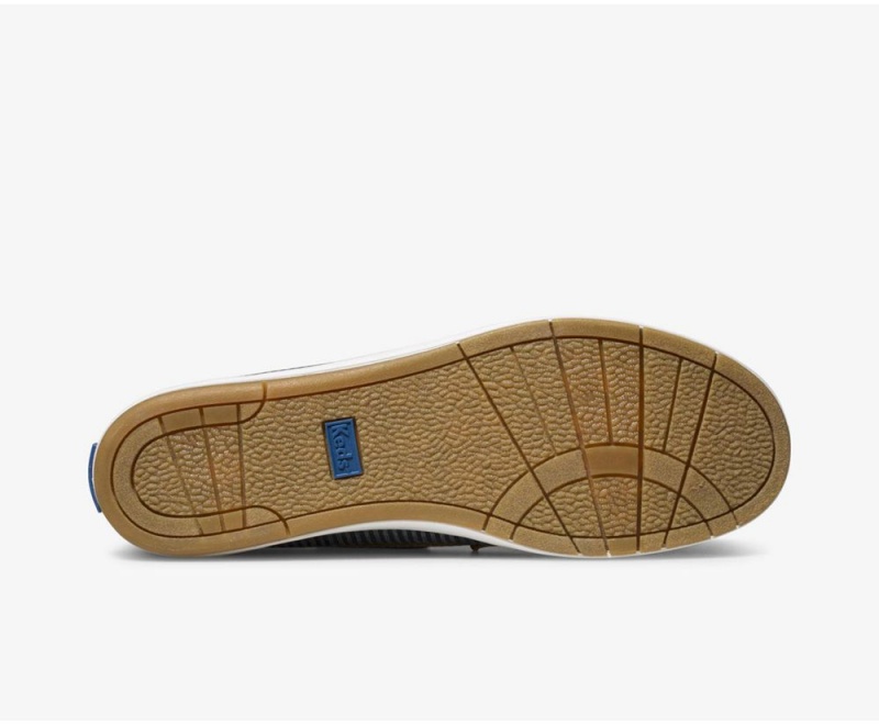 Navy Keds Charter Stripe Slip On | 1689-AUPEK