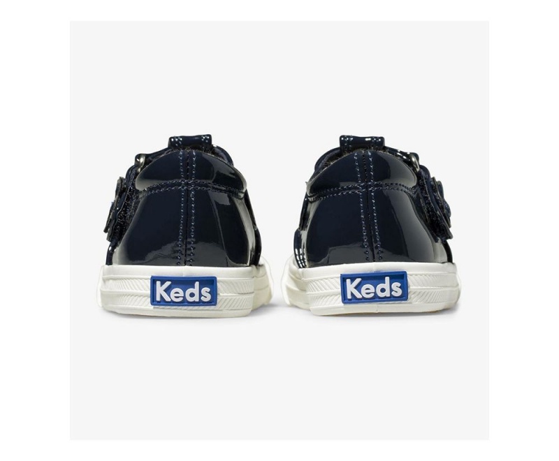 Navy Keds Daphne Patent Slip On | 1708-UPRLM