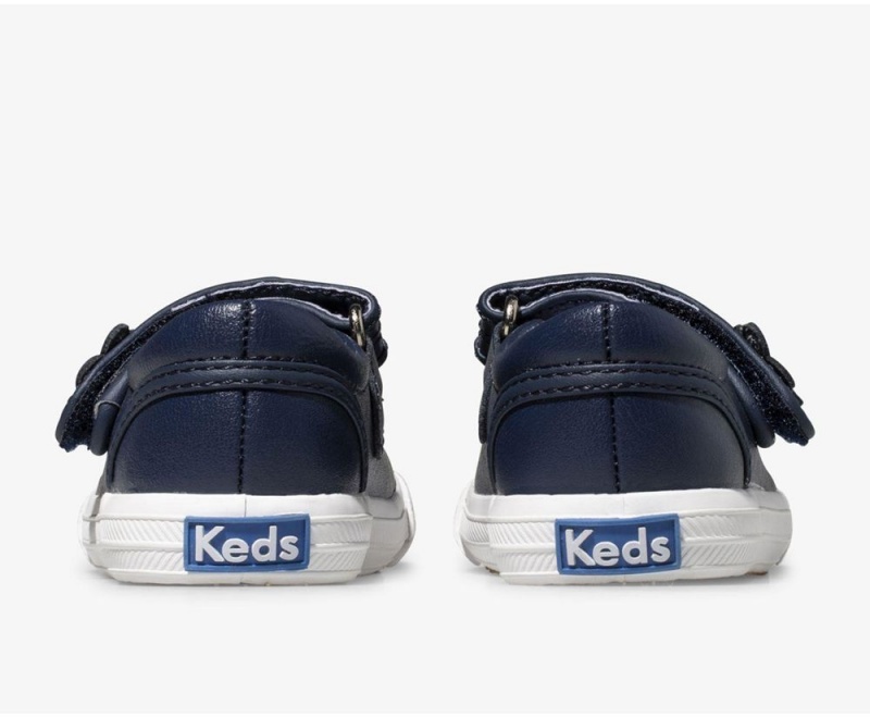 Navy Keds Ella Mary Jane Slip On | 5018-KOLQB