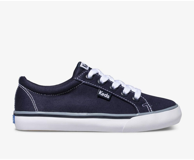 Navy Keds Jump Kick Canvas Sneakers | 1976-WNOTP