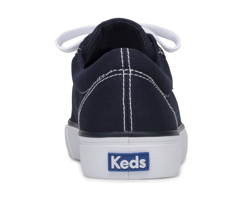 Navy Keds Jump Kick Twill Sneakers | 0928-KAQYE