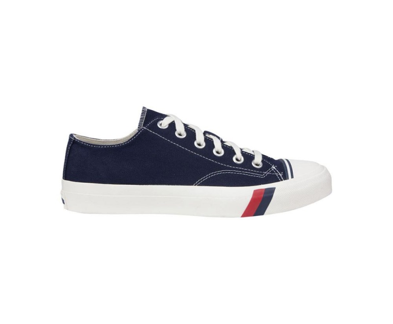 Navy Keds Royal Lo Sneakers | 5312-GJCND