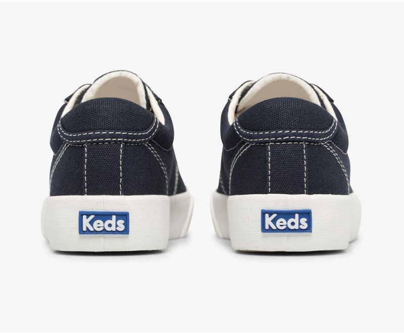 Navy Keds x Organic Cotton Crew Kick 75 Sneakers | 9374-IBWEF