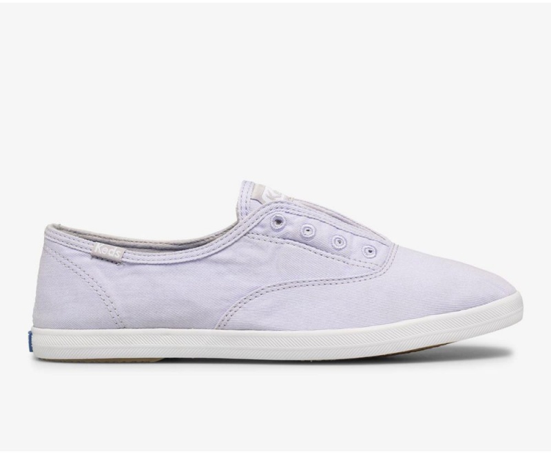 Purple Keds x Organic Cotton Chillax Washable Slip On | 5768-QUNPW