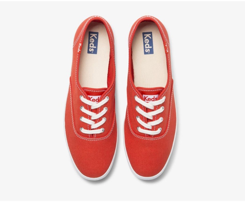 Red Keds x Organic Cotton Washable Champion Sneakers | 3285-MJNOQ