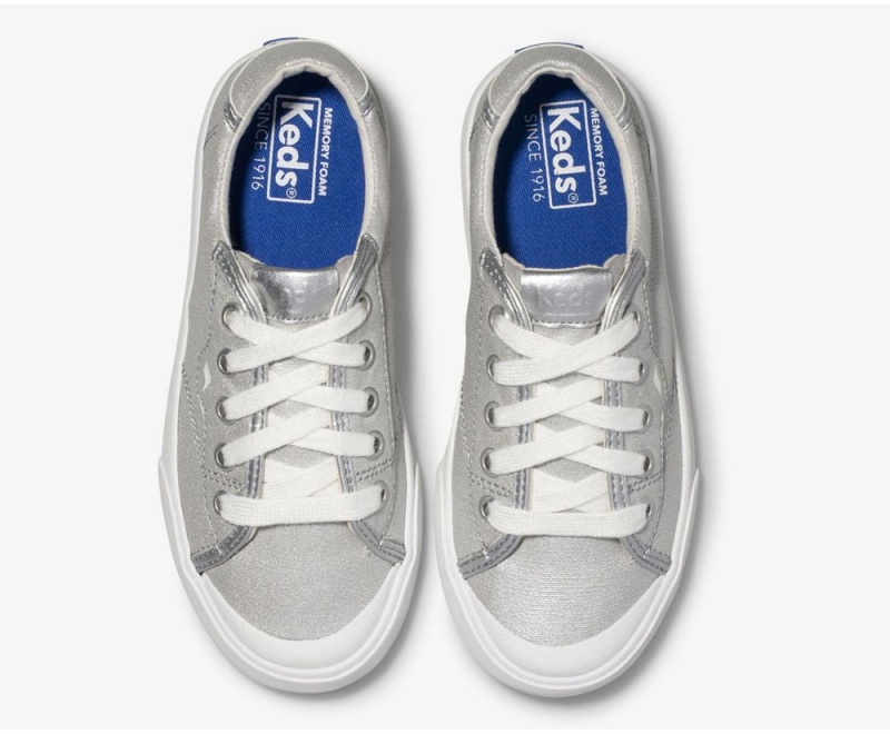 Silver Keds Crew Kick 75 Sneakers | 5061-WESTD