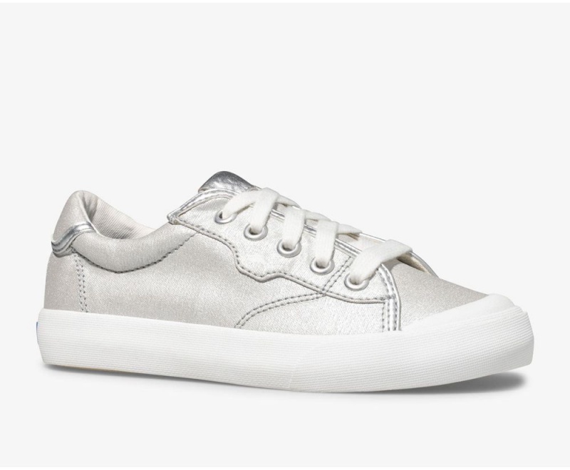 Silver Keds Crew Kick 75 Sneakers | 5061-WESTD