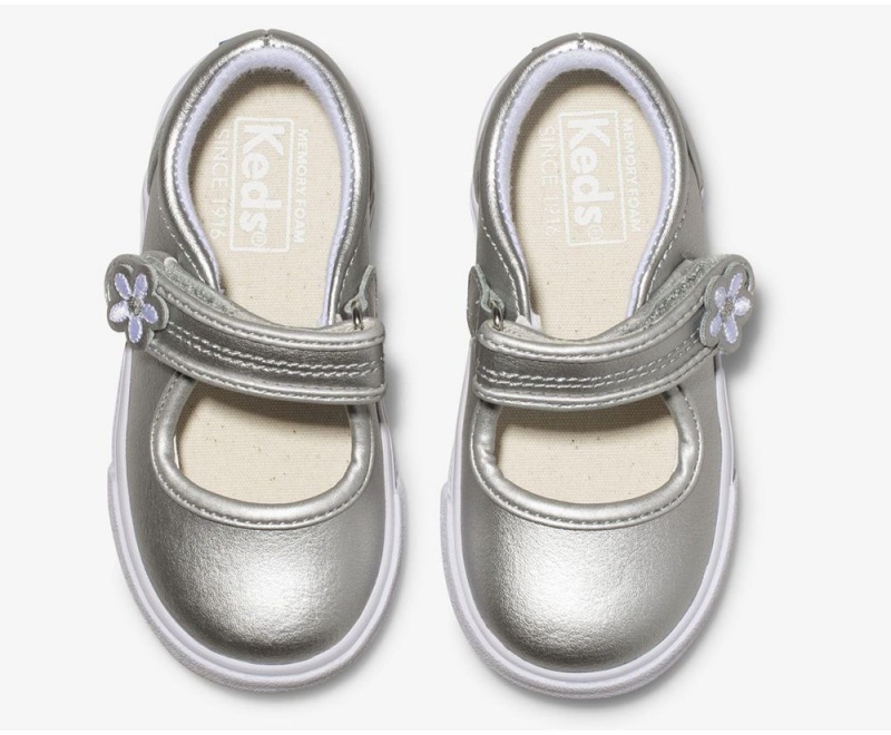 Silver Keds Ella Mary Jane Slip On | 3270-AIYKB