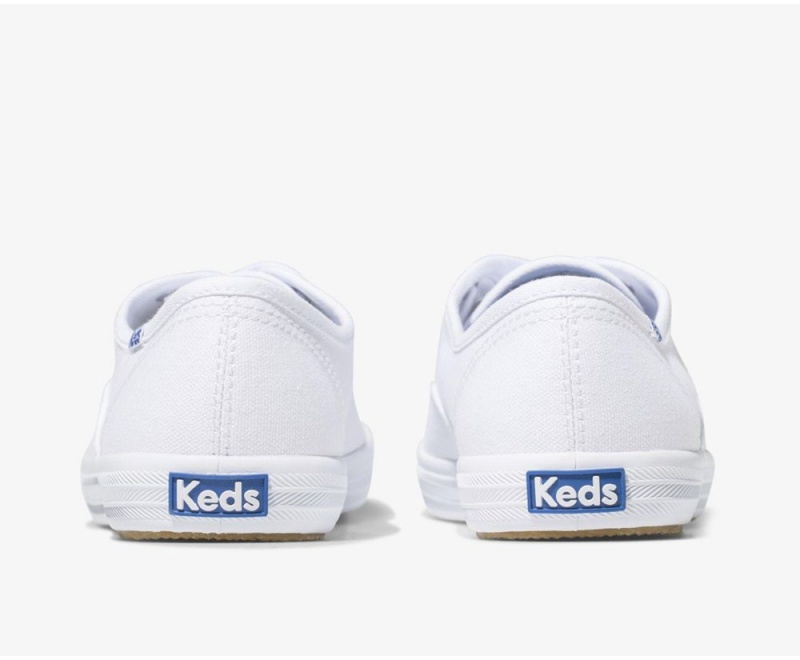 White Keds Champion Originals Sneakers | 3780-GXSVR