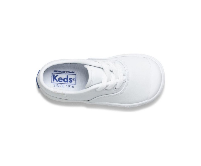 White Keds Champion Toe Cap Sneakers | 0394-ZWUJM