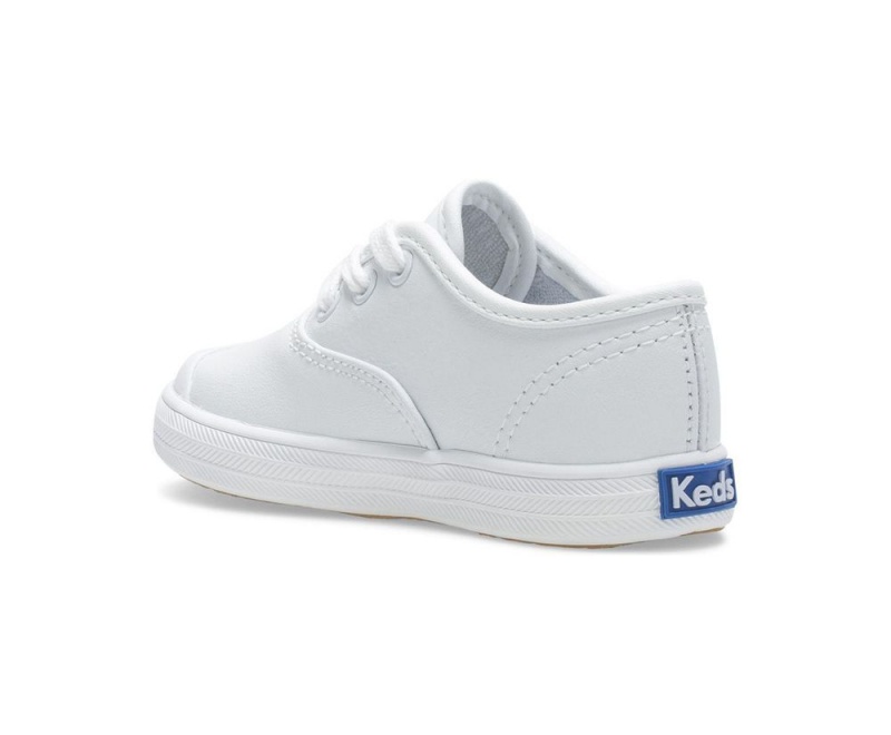 White Keds Champion Toe Cap Sneakers | 0394-ZWUJM