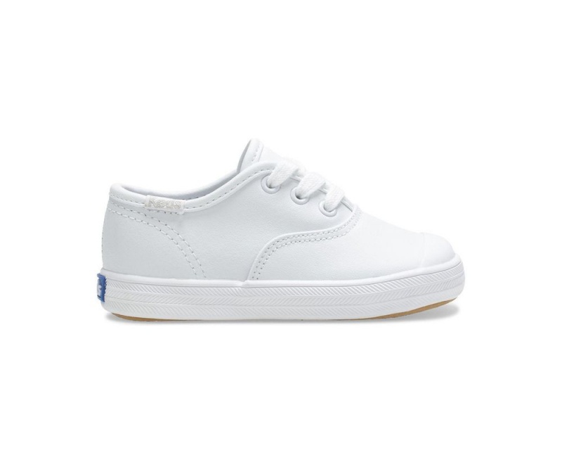 White Keds Champion Toe Cap Sneakers | 0394-ZWUJM