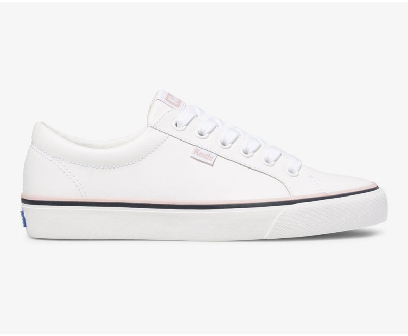 White Keds Jump Kick Sneakers | 9810-ERUCM