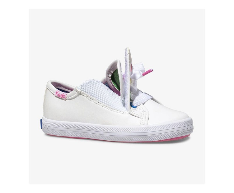 White Keds KickstartEyelets Jr. Sneakers | 3684-IVSLX