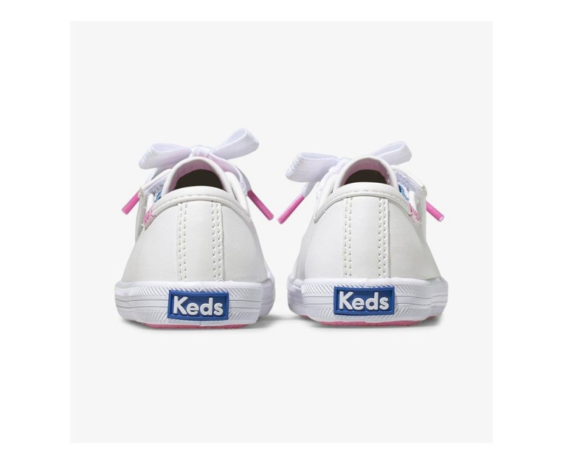 White Keds KickstartEyelets Jr. Sneakers | 3684-IVSLX