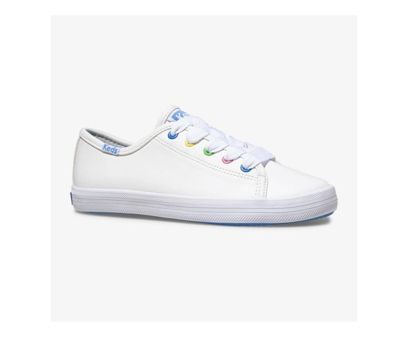 White Keds KickstartEyelets Sneakers | 3170-KUJYQ