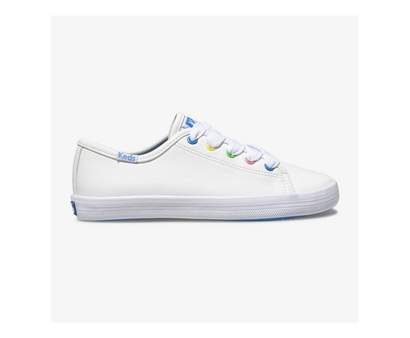 White Keds KickstartEyelets Sneakers | 3170-KUJYQ