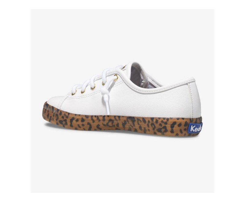 White Keds KickstartFoxing Sneakers | 2451-JUCAV