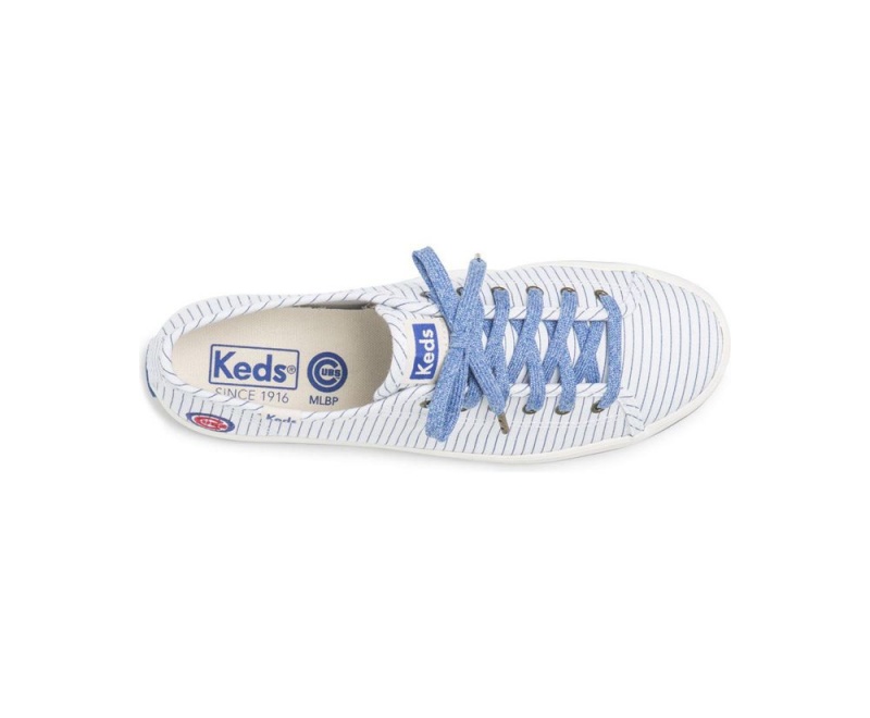 White Keds Kickstart MLB Sneakers | 1760-HIPZN