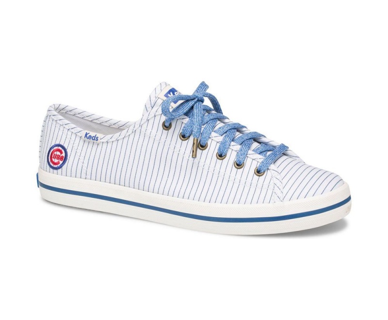 White Keds Kickstart MLB Sneakers | 1760-HIPZN