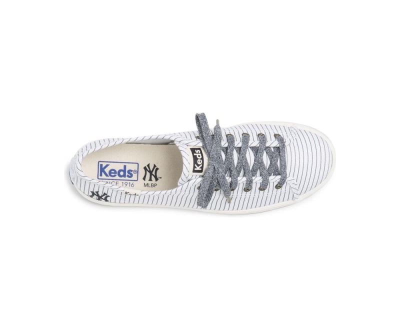 White Keds Kickstart MLB Sneakers | 2891-LQBAW