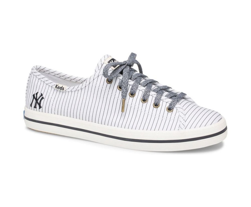 White Keds Kickstart MLB Sneakers | 2891-LQBAW