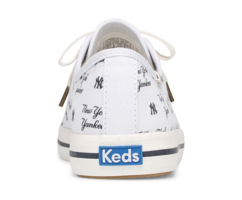 White Keds Kickstart MLB Sneakers | 5806-GIYBT