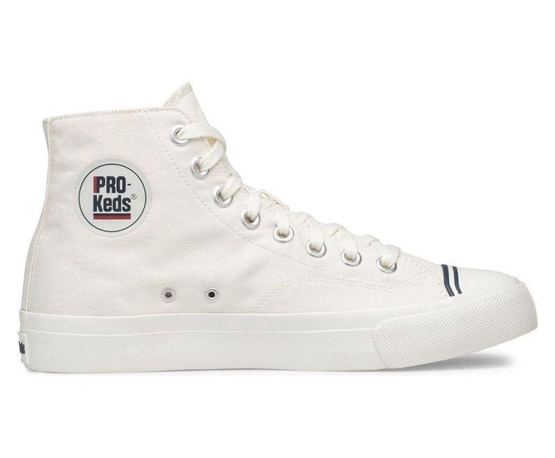 White Keds Royal Hi Sneakers | 6403-LOKQT