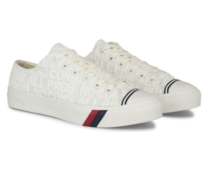 White Keds Royal Lo All Pro Mesh Sneakers | 2896-MZSJC