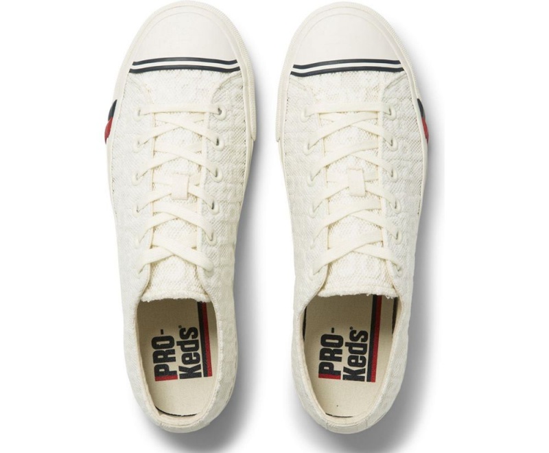 White Keds Royal Lo All Pro Mesh Sneakers | 2896-MZSJC