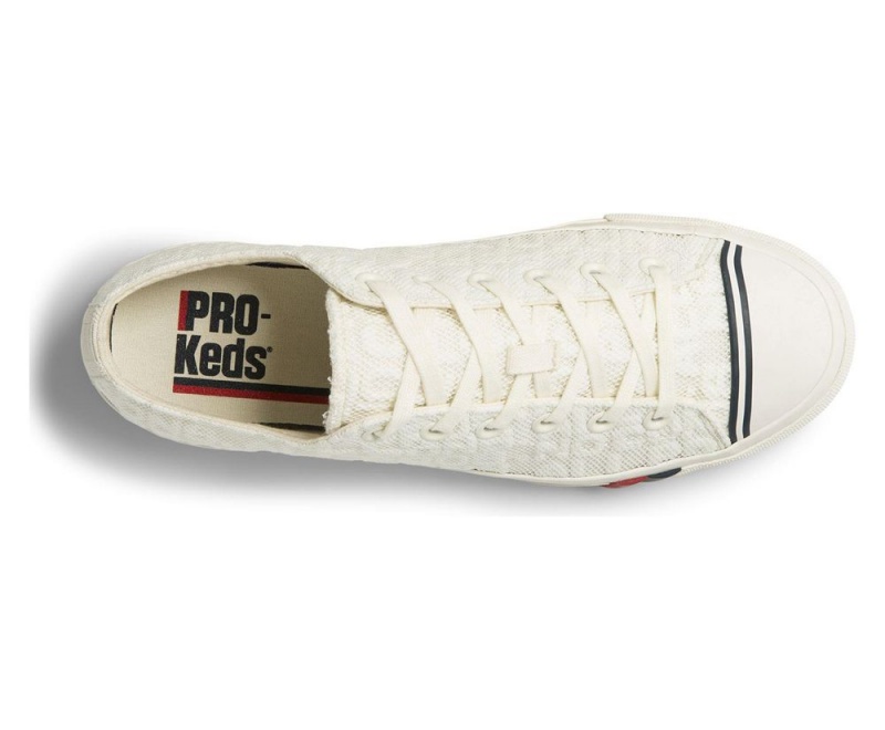 White Keds Royal Lo All Pro Mesh Sneakers | 2896-MZSJC