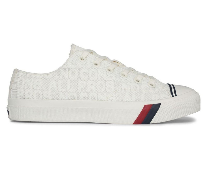 White Keds Royal Lo All Pro Mesh Sneakers | 2896-MZSJC