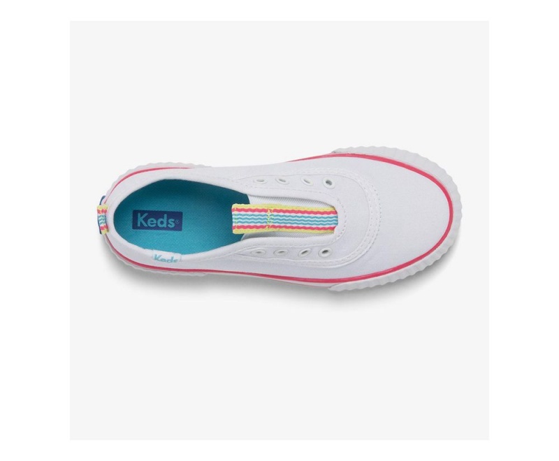 White Keds Topkick Washable Slip On | 7985-TQFXB