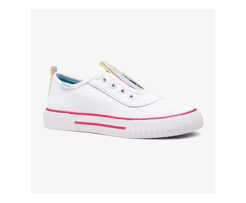 White Keds Topkick Washable Slip On | 7985-TQFXB