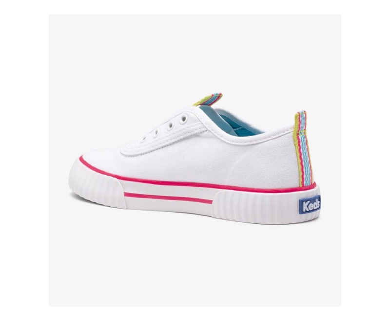 White Keds Topkick Washable Slip On | 7985-TQFXB