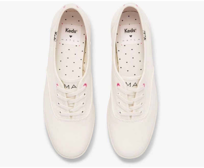 White Keds x Hatch Champion Sneakers | 0278-LSUAF