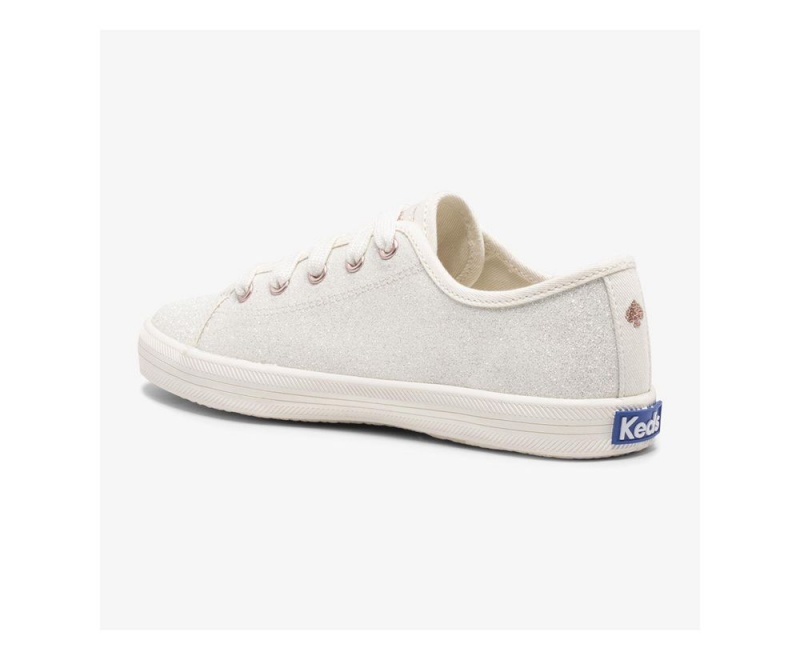 White Keds x KSNY Kickstart Glitter Sneakers | 3847-TKRUN