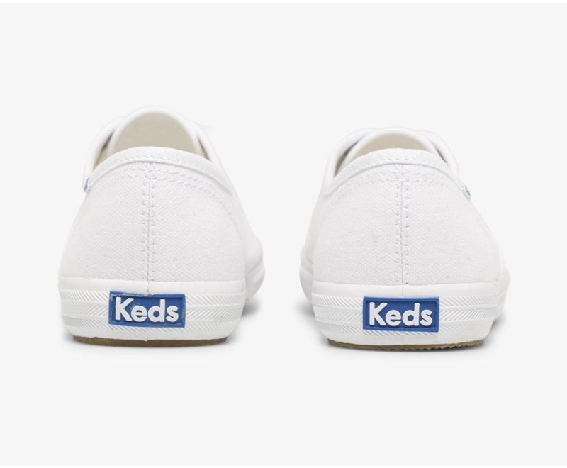 White Keds x Organic Cotton Champion Sneakers | 5674-OEBCM