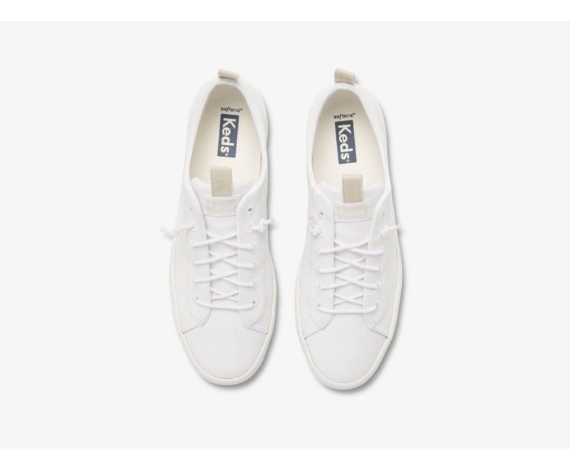 White Keds x Organic Cotton Kickback Slip On | 1750-CELUT