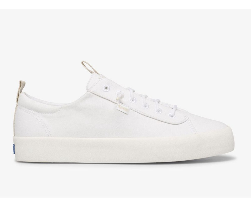 White Keds x Organic Cotton Kickback Slip On | 1750-CELUT