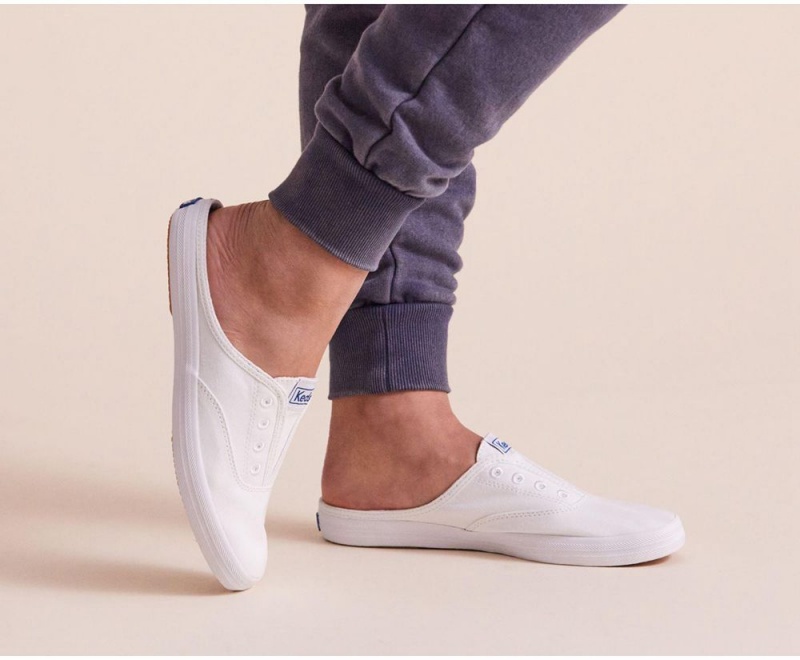 White Keds x Organic Cotton Moxie Mule Mules | 0412-BUOHP