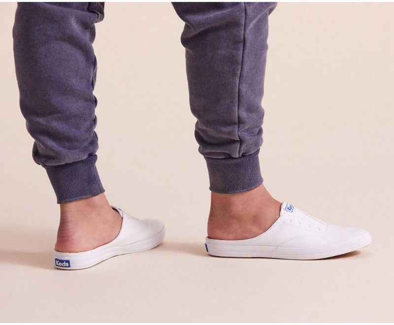 White Keds x Organic Cotton Moxie Mule Mules | 0412-BUOHP