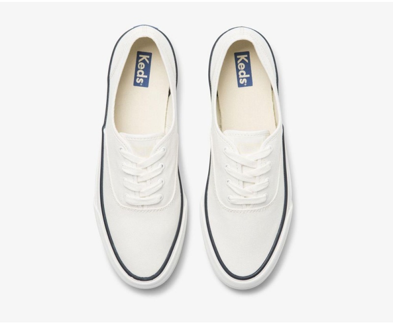 White Keds x Organic Cotton Surfer Sneakers | 3076-CXBTI